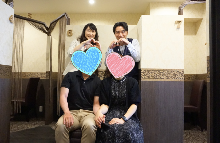 二人の写真
